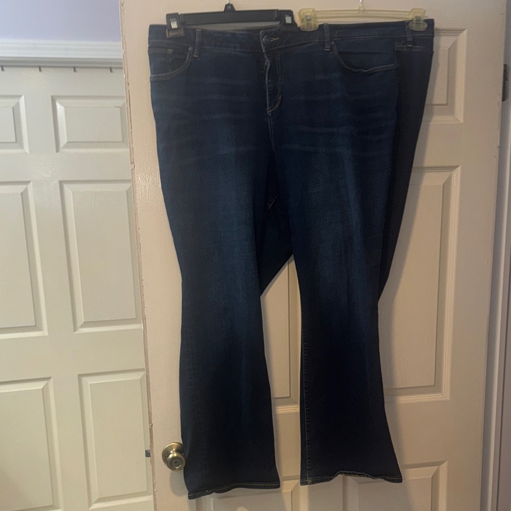 SLINK Sarah Bootcut Jeans Dark Wash Stretch Denim Women’s 28